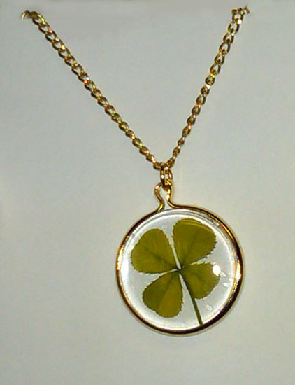 Genuine 4 Leaf Clover Necklace