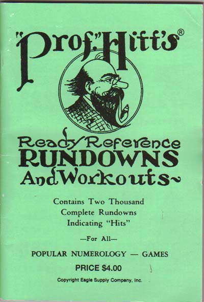 Prof Hitt's Rundowns